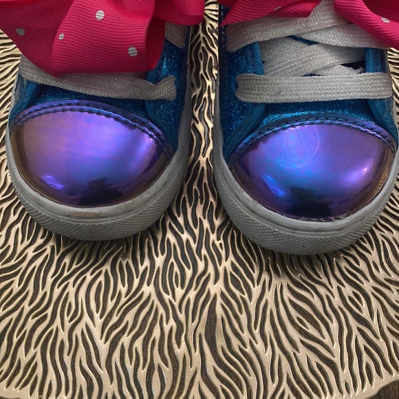 JoJo Siwa High Top Glitter Sneakers - Picture 3 of 8